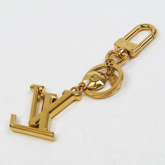 LOUIS VUITTON Facet Key Holder M65216 Keyring [Gold] - Picture 2 of 8